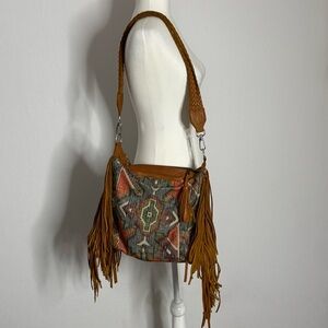 Intrinsic Flair Bohemian Fringe Shoulder Bag